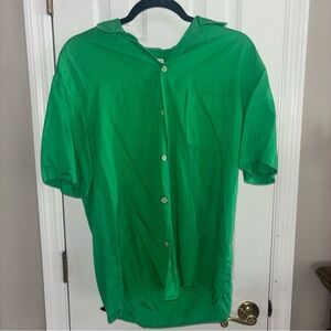 Zara Men’s Green Button Down Shirt - Small